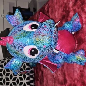 Colorful Plush Dragon Toy ⚡️